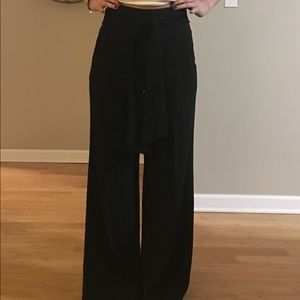 Black high waisted slacks